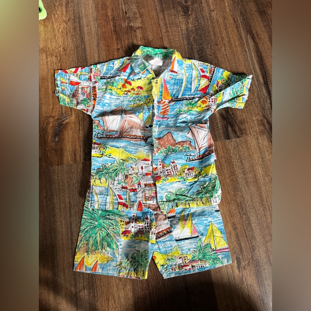 Vintage Milton tropical themed set